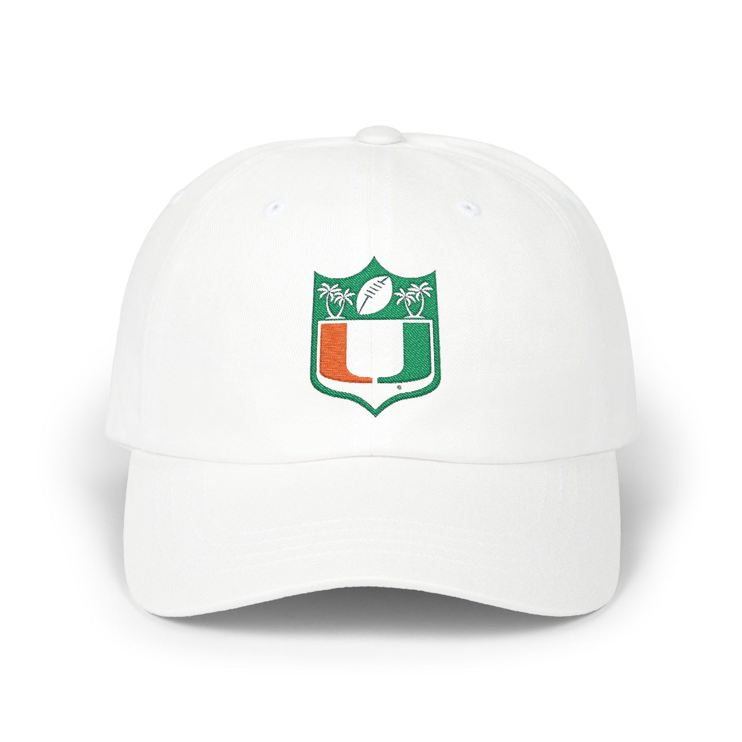Classic Dad Cap with Football Island Design - Casual Summer Hat