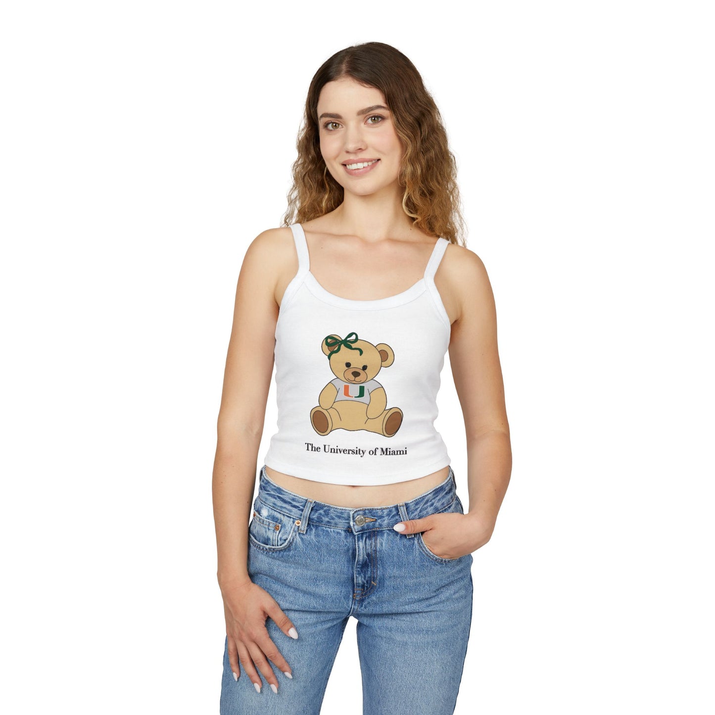 Miami University Bear Women's Spaghetti Strap Tank Top